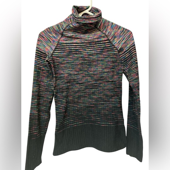 Nike Pro Hyperwarm Women’s Long Sleeve Multicolor Turtleneck - Picture 1 of 6